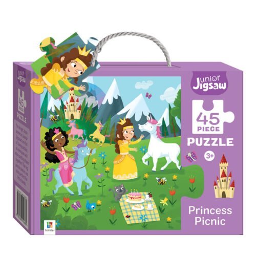 Princess Picnic-  Παζλ σε χάρτινο Βαλιτσάκι - - Πριγκίπισσες