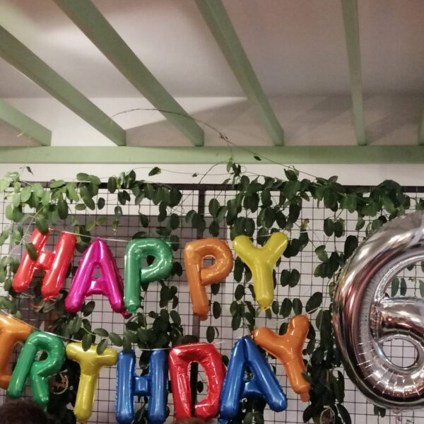 Φουσκωτό Μεταλλιζέ Μπαλόνι - Happy Birthday