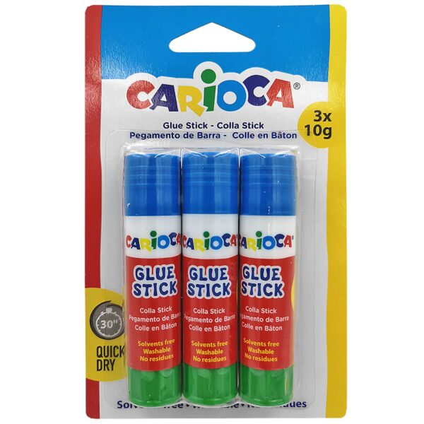 Κόλλα Στίκ Carioca 3 Τεμάχια 10g