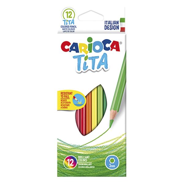 Ξυλομπογιές 12 Χρώματα Carioca