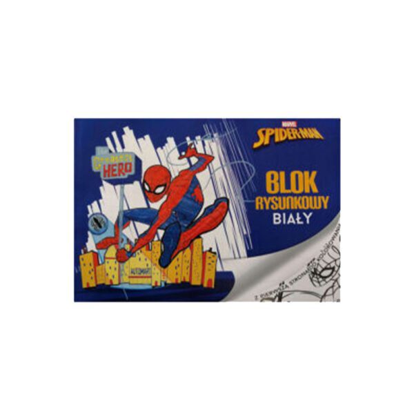 Spiderman Marvel  Μπλόκ Ζωγραφικής και Κηρομπογιές Σετ just - Image 2