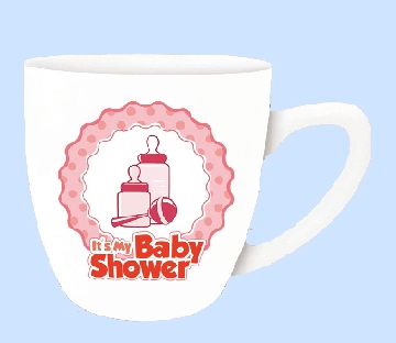 "It's My Baby Shower" Φλυτζάνι με Κουταλάκι σε κουτί