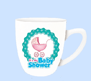 "It's My Baby Shower" Φλυτζάνι με Κουταλάκι σε κουτί