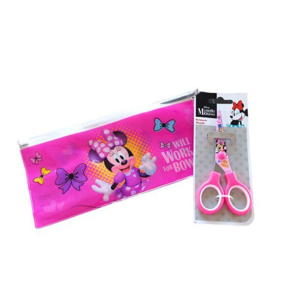 Minnie Mouse Disney Κασετίνα 23x10cm με Ψαλίδι