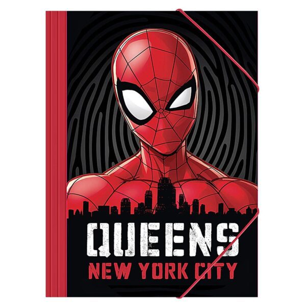 Spiderman Marvel  Ντοσιέ Χάρτινο με Λάστιχο 25x35cm