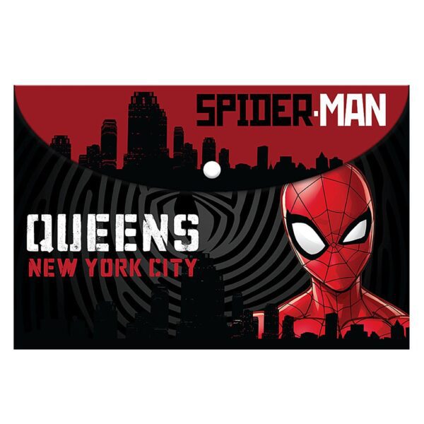 Spiderman Marvel Φάκελος με Κουμπί Α4
