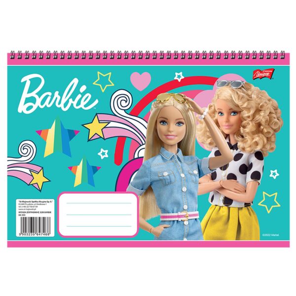 Barbie Μπλόκ Ζωγραφικής 32 Φύλλων 17x25cm