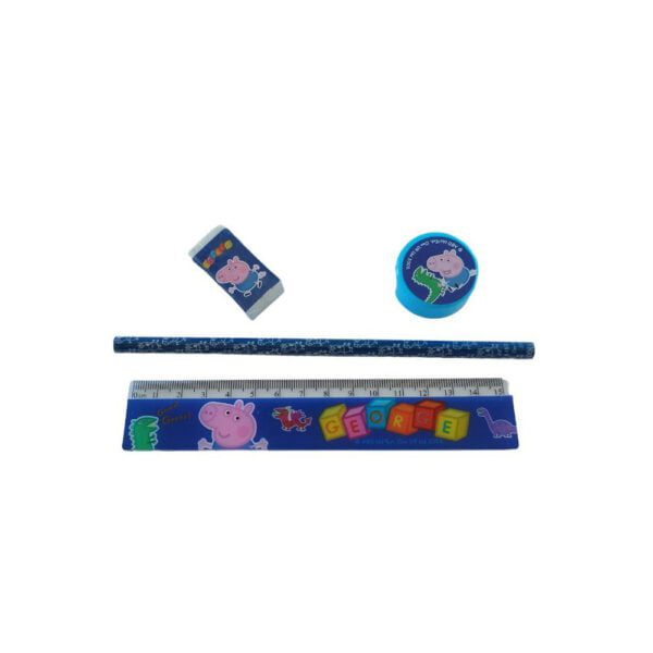 Peppa – George Pig (Γουρουνάκι) Τετράδιο 40 Φύλλων 17x25cm και Σέτ Γραφικής Ύλης - Image 4