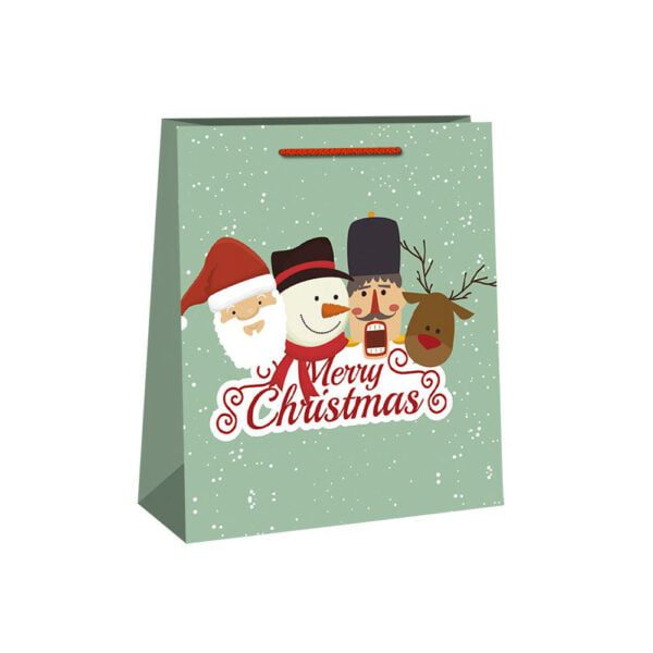 Χάρτινη Τσάντα Δώρου Χριστουγεννιάτικη 23x17x8cm