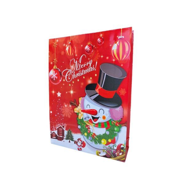 Χριστουγεννιάτικη Τσάντα Δώρου Χιονάνθρωπος 44x32x10cm