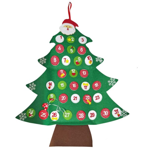 Χριστουγεννιάτικο Δέντρο Ημερολόγιο Κρεμαστό 96*80cm