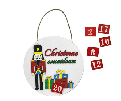 Ξύλινο Ημερολόγιο με Μαγνητάκια για Ημερομηνίες 30cm