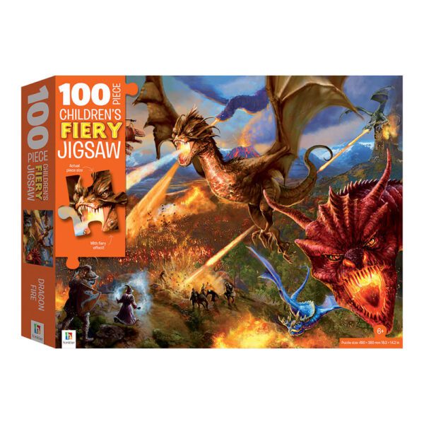 Dragons Fiery - Χνουδωτό Πάζλ  (Touch and Feel puzzle)