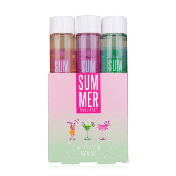 Σετ μπάνιου με 3*60ml αφρόλουτρα, Summer Coctails - Accentra