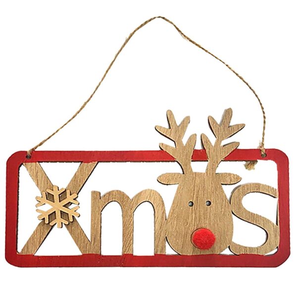 Πινακίδα xmas τάρανδος 18x11cm